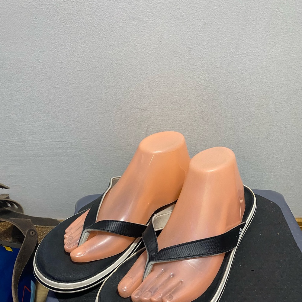 Adidas Fit Foam Women’s Black FlipFlop Sandals Size 10